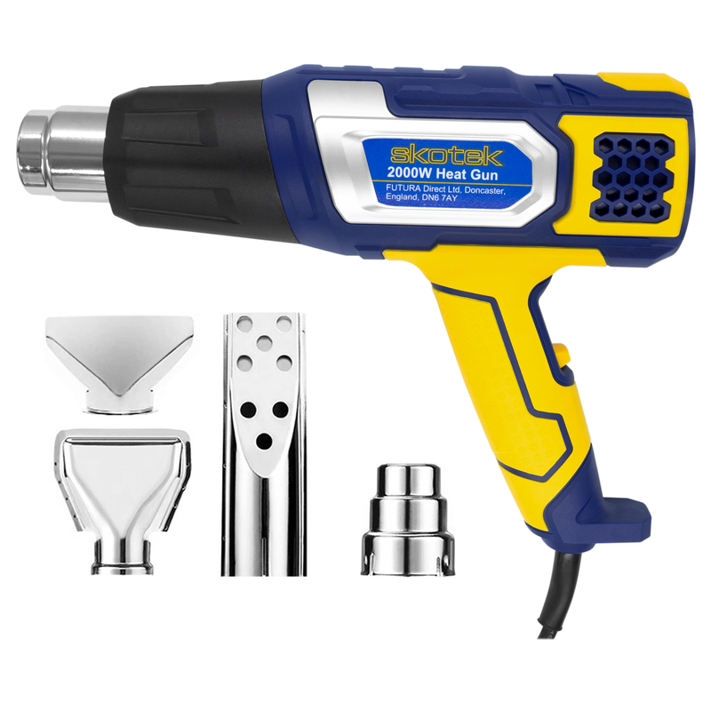 Skotek Heat Gun Variable Temp Control Ideal for Soldering | 2000W