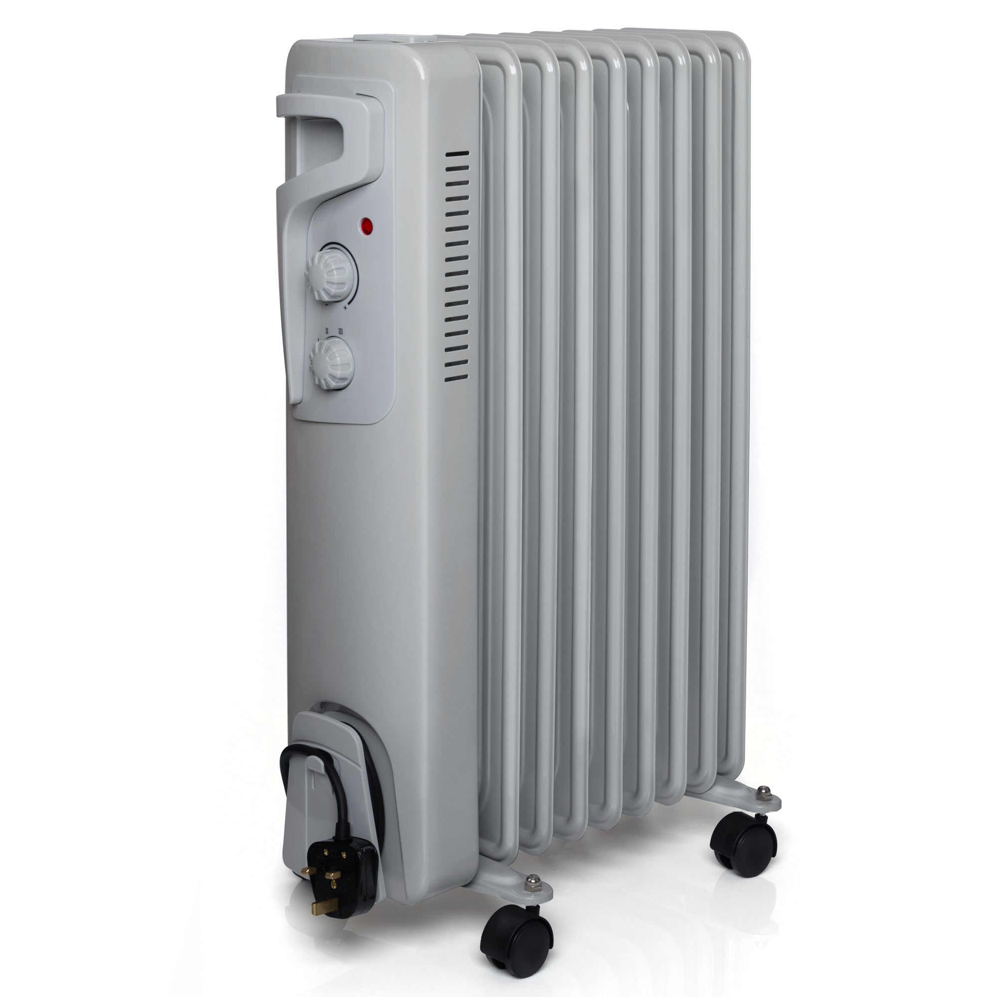 Futura Oil Filled Radiator | 2000W Portable Electric Heater Grey ...
