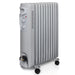 Futura Direct 2500W Futura Oil Filled Radiator Electric Heater 11 Fin - Grey 2500W