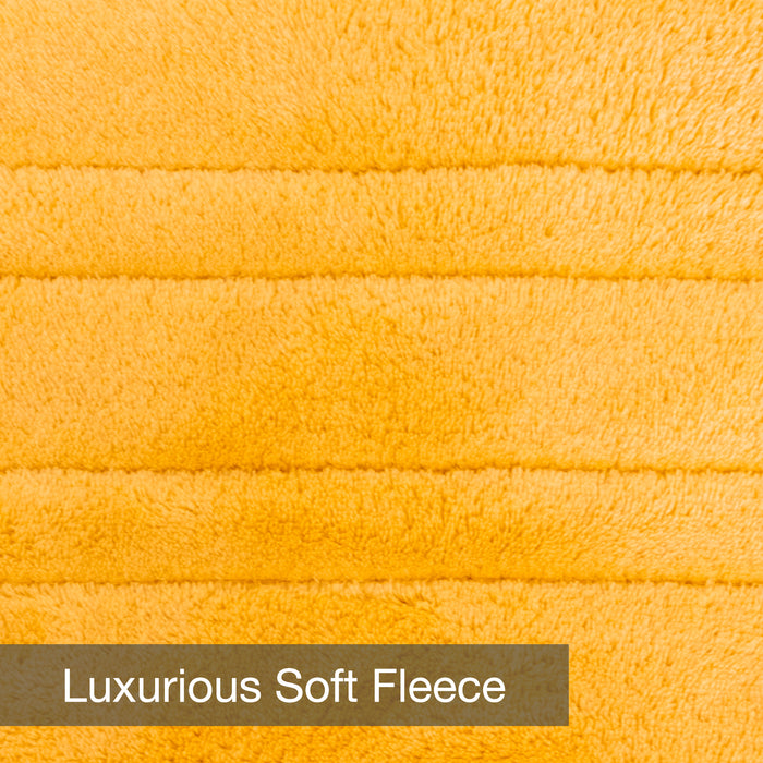 Dreamcatcher Luxurious Electric Heated Throw Gold 160 x 120cm Soft Fleece Blanket