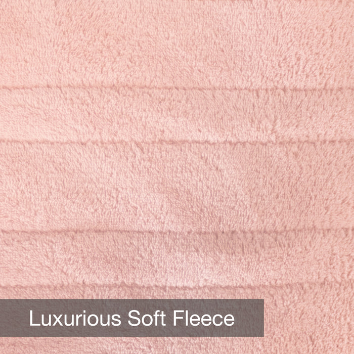 Dreamcatcher Luxurious Electric Heated Throw Pink 160 x 120cm Soft Fleece Blanket