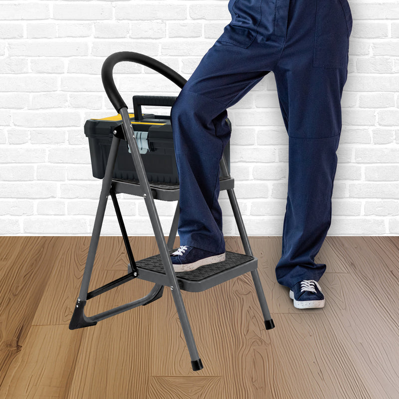 Futura Premium Folding Step Ladder | 2 & 3 Step Stool