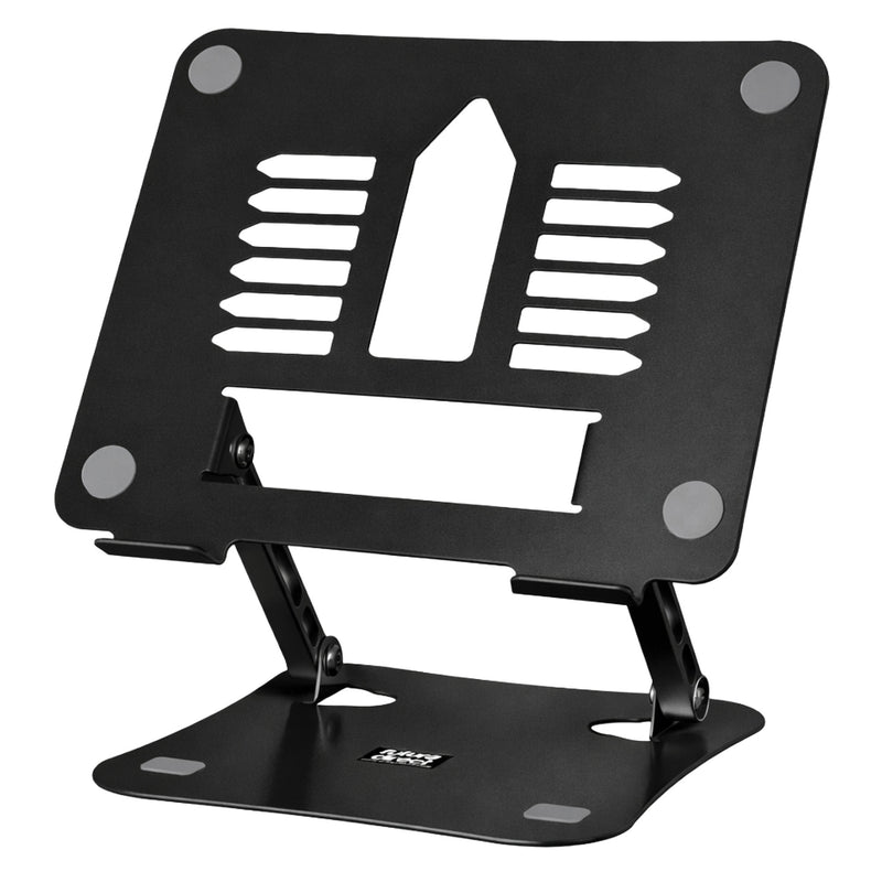 Futura Adjustable Laptop Stand | Foldable Computer Notebook Riser - Silver, Grey, Black & White