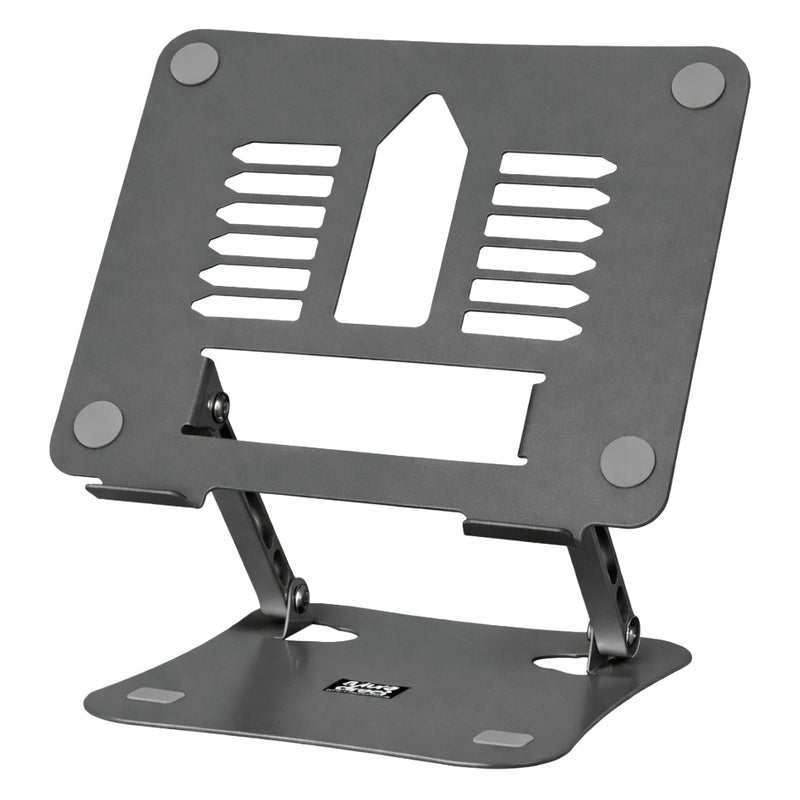 Futura Adjustable Laptop Stand | Foldable Computer Notebook Riser - Silver, Grey, Black & White