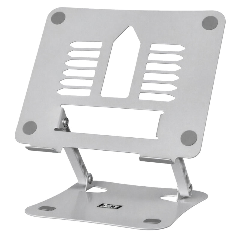 Futura Adjustable Laptop Stand | Foldable Computer Notebook Riser - Silver, Grey, Black & White