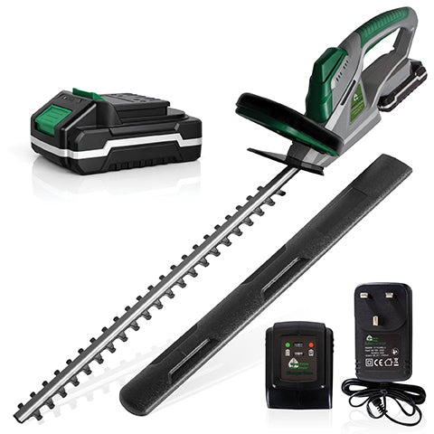 Gracious Gardens Cordless Hedge Trimmer | 18V Battery Hedge Cutter
