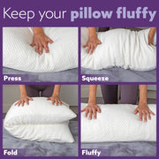 Aamira Aamira Body Pillow | Adjustable Memory Foam Pregnancy Side Sleeper