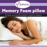 Aamira Aamira Memory Foam Luxury Pillow | Neck & Shoulder Side Sleeper Support