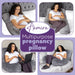 Aamira Aamira Pregnancy Memory Foam Maternity Pillow U Shaped Grey