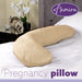 Aamira Aamira Pregnancy Pillow | Cream Memory Foam Maternity Cushion L Shaped