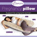 Aamira Aamira Pregnancy Pillow | Cream Memory Foam Maternity Cushion U Shaped