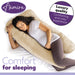 Aamira Aamira Pregnancy Pillow | Cream Memory Foam Maternity Cushion U Shaped