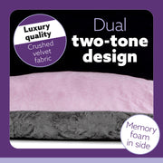 Aamira Aamira Pregnancy Pillow | Pink Memory Foam Maternity Cushion C Shaped