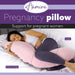 Aamira Aamira Pregnancy Pillow | Pink Memory Foam Maternity Cushion L Shaped