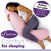 Aamira Aamira Pregnancy Pillow | Pink Memory Foam Maternity Cushion L Shaped