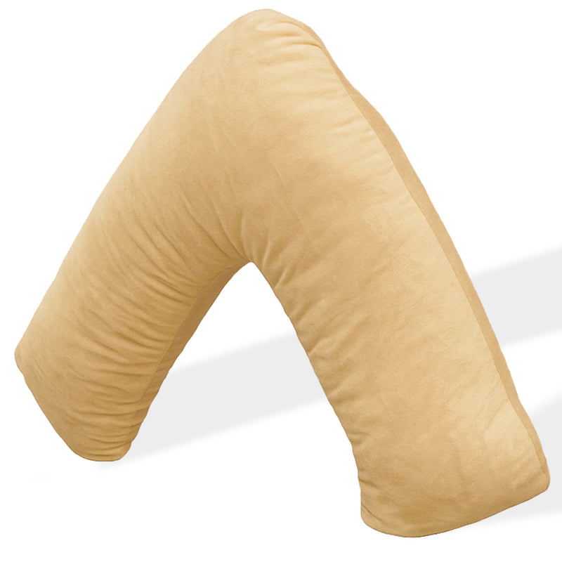Aamira Aamira V Shaped Pillow Memory Foam Premium Pillow | Cream Bed Pillow