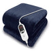 Purus Blue Purus Premium Heated Throw Grey Electric Fleece Blanket Sofa Bed Throw 160 x 120cm
