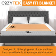 Cozytek Cozytek Electric Blanket King Size | Fitted Heated Under Blanket