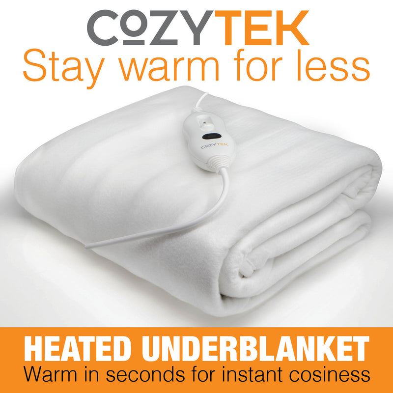 Cozytek Cozytek Single Electric Blanket | Fitted Heated Under Blanket