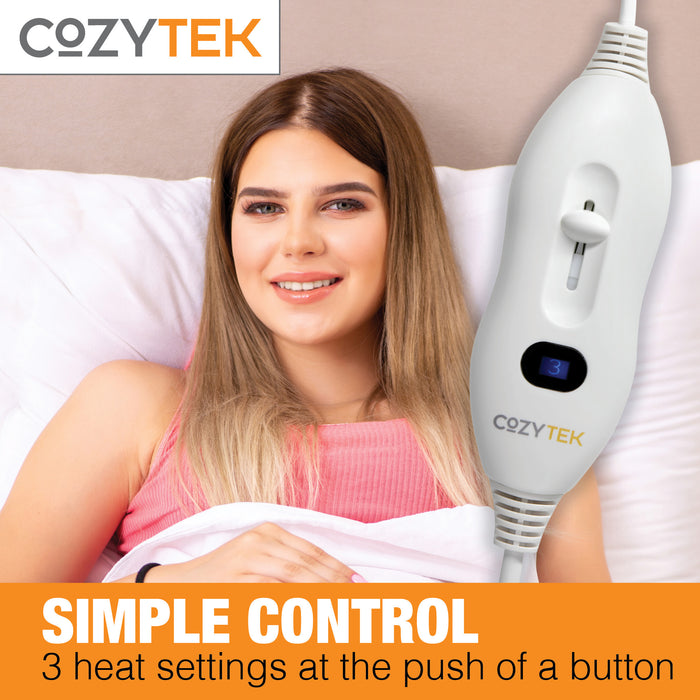 Cozytek Cozytek Single Electric Blanket | Fitted Heated Under Blanket