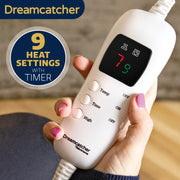 Dreamcatcher Dreamcatcher Black Heated Throw Blanket | Electric Fleece Throw