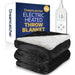 Dreamcatcher Dreamcatcher Black Sherpa Fleece Electric Heated Throw Blanket 160 x 120cm