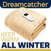 Dreamcatcher Dreamcatcher Cream Heated Throw Blanket | Electric Fleece Throw