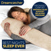 Dreamcatcher Dreamcatcher Cream U Shaped Pregnancy Pillow  Shredded Memory Foam