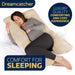 Dreamcatcher Dreamcatcher Cream U Shaped Pregnancy Pillow  Shredded Memory Foam