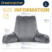 Dreamcatcher Dreamcatcher Cuddle Cushion Grey | Memory Foam Back Support Reading Pillow