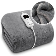 Dreamcatcher Dreamcatcher Deluxe Electric Heated Throw Faux Fur Grey Soft Heated Blanket 160 x 130cm