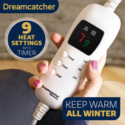 Dreamcatcher Dreamcatcher Deluxe Electric Heated Throw Faux Fur Natural Soft Heated Blanket 160 x 130cm