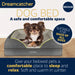 Dreamcatcher Dreamcatcher Dog Bed | Memory Foam Orthopedic Grey Medium Bolster Pet Bed