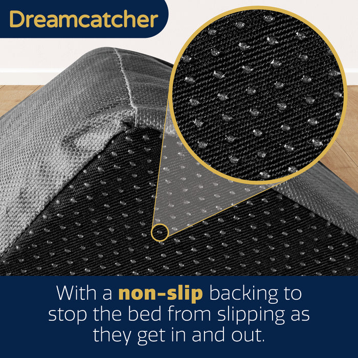 Dreamcatcher Dreamcatcher Dog Bed | Memory Foam Orthopedic Grey Small Pet Bed