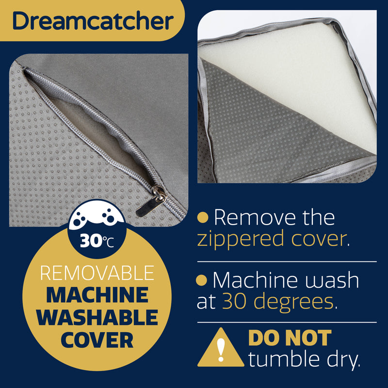 Dreamcatcher Dreamcatcher Dog Steps | 2 Stair Steps High Density Foam Pet Stairs for Bed