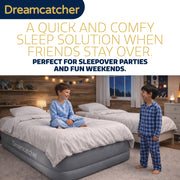 Dreamcatcher Dreamcatcher Double Air Mattress | Blow Up Inflatable Bed With Built in Pump