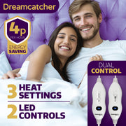 Dreamcatcher Dreamcatcher Double Electric Blanket | Fully Fitted Under Blanket Dual Controls