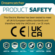 Dreamcatcher Dreamcatcher Electric Blanket King Size | Fitted Heated Under Blanket