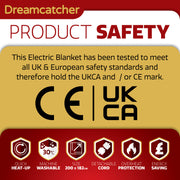 Dreamcatcher Dreamcatcher Electric Blanket Super King | Dual Control Sherpa Fleece