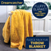 Dreamcatcher Dreamcatcher Gold Faux Fur Throw Blanket | Soft Fluffy Sofa Throw