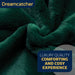 Dreamcatcher Dreamcatcher Green Faux Fur Throw Blanket | Soft Fluffy Sofa Throw