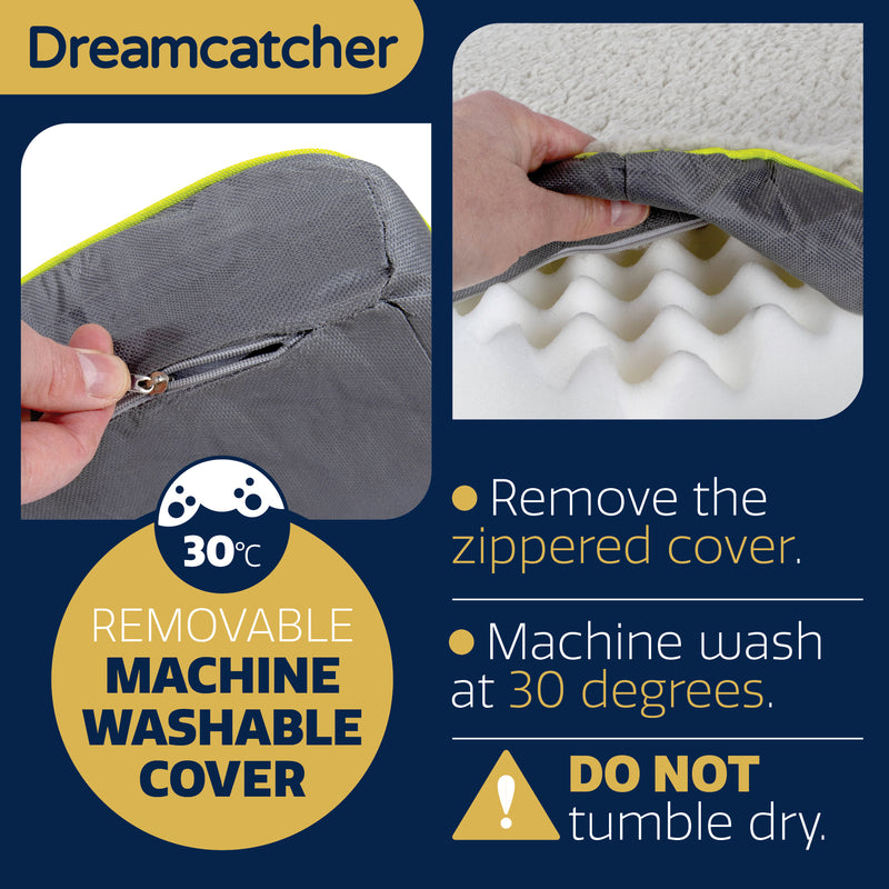 Dreamcatcher Dreamcatcher Grey Large Dog Bed Orthopaedic Mattress 89x56x9cm