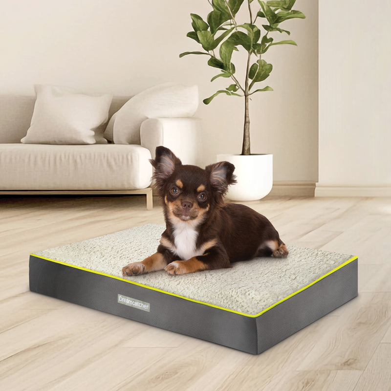 Dreamcatcher Dreamcatcher Grey Medium Dog Bed Orthopaedic Mattress 76x51x9cm