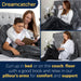 Dreamcatcher Dreamcatcher Grey Reading Pillow Large Shredded Memory Foam Cuddle Cushion