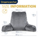 Dreamcatcher Dreamcatcher Grey Reading Pillow Large Shredded Memory Foam Cuddle Cushion