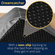 Dreamcatcher Dreamcatcher Large Dog Bed | Memory Foam Orthopedic Grey Bolster Pet Bed