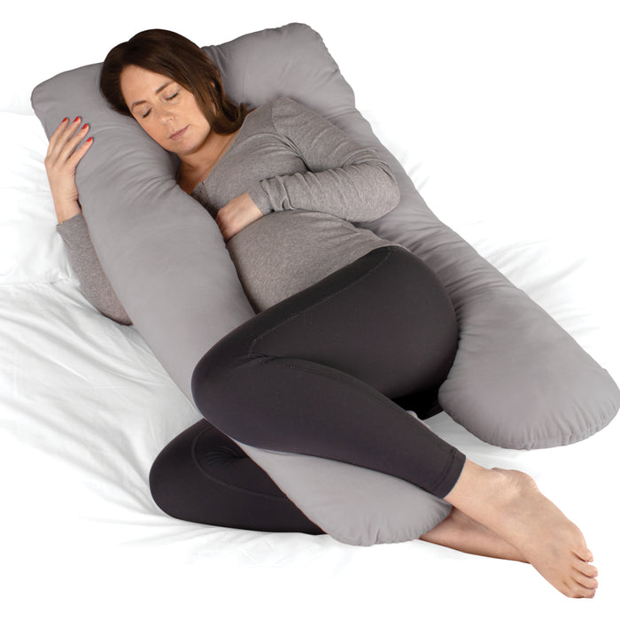 Futura Direct Dreamcatcher Pregnancy Pillow U Shaped Maternity Nursing Support Cushion Grey