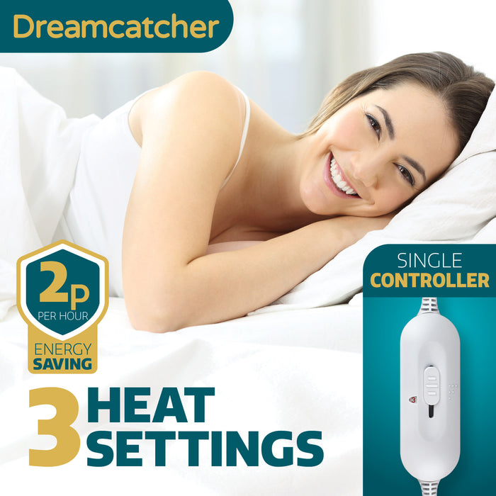 Dreamcatcher Dreamcatcher Single Electric Blanket | Fitted Heated Under Blanket