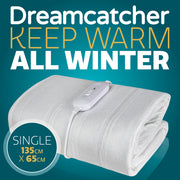 Dreamcatcher Dreamcatcher Single Electric Blanket | Fitted Heated Under Blanket