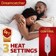 Dreamcatcher Dreamcatcher Single Electric Blanket | Fleece Fitted Heated Under Blanket